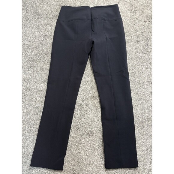 Veronica Beard Scuba Pants Womens 4 Slim Fit Stretch Navy Blue Zip Back USA - Picture 8 of 8